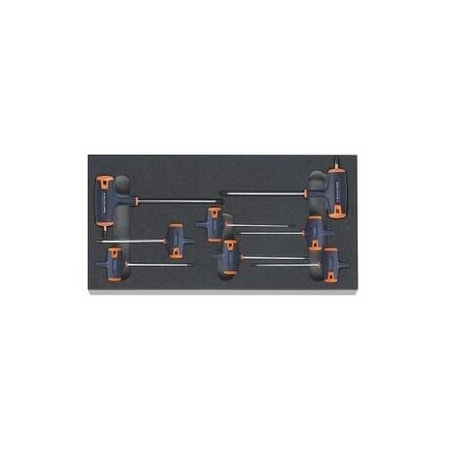 Garant 8 Pc T-Handle Torx Screwdriver Set in Foam, TX6 to TX25 953171 8